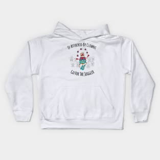 If attacked by clowns, go for the juggler Kids Hoodie